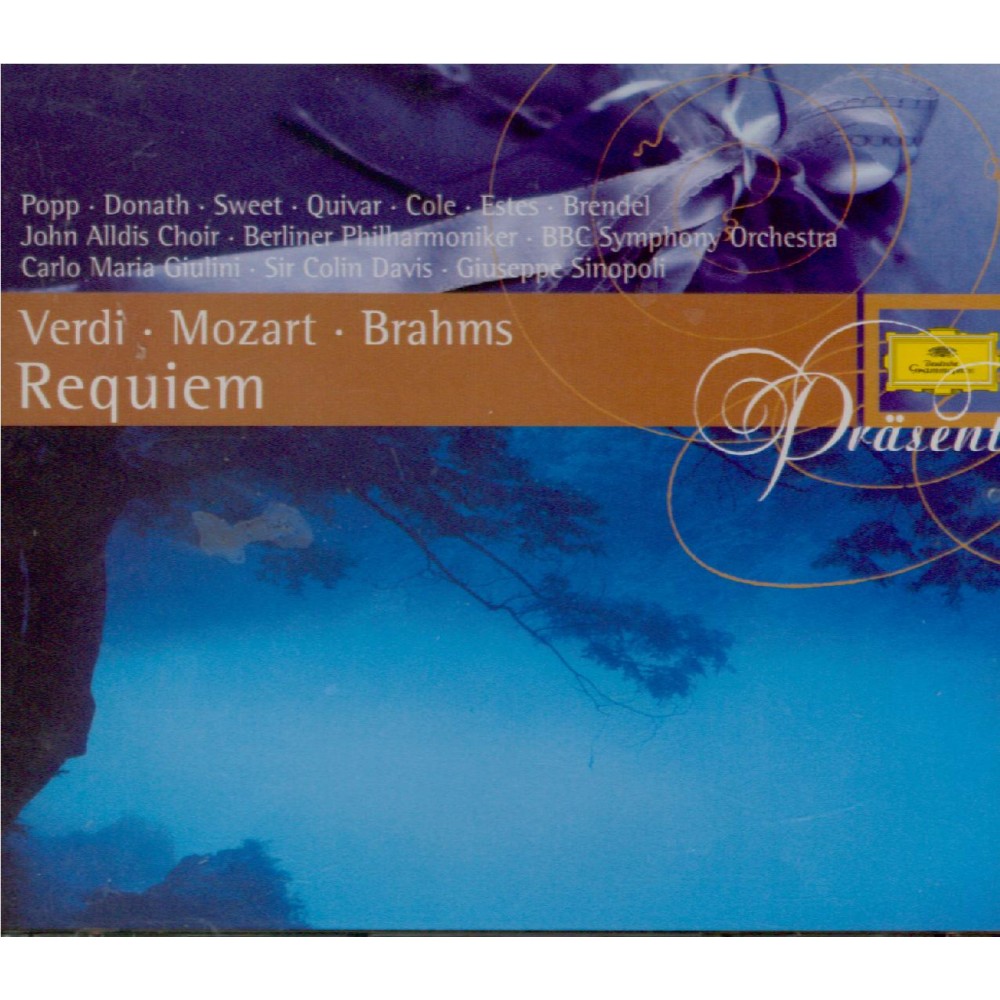 VERDI - Giulini - Messa da requiem, pour quatre voix solo, chur, et orc